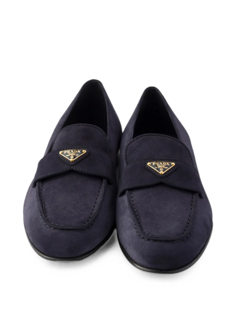 Prada Suede loafers Blauw