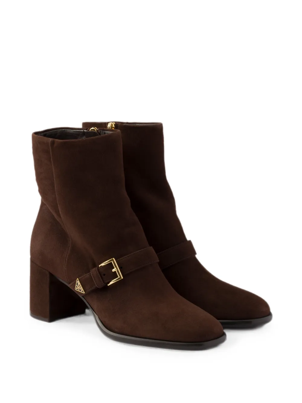 Prada ankle suede boots Bruin