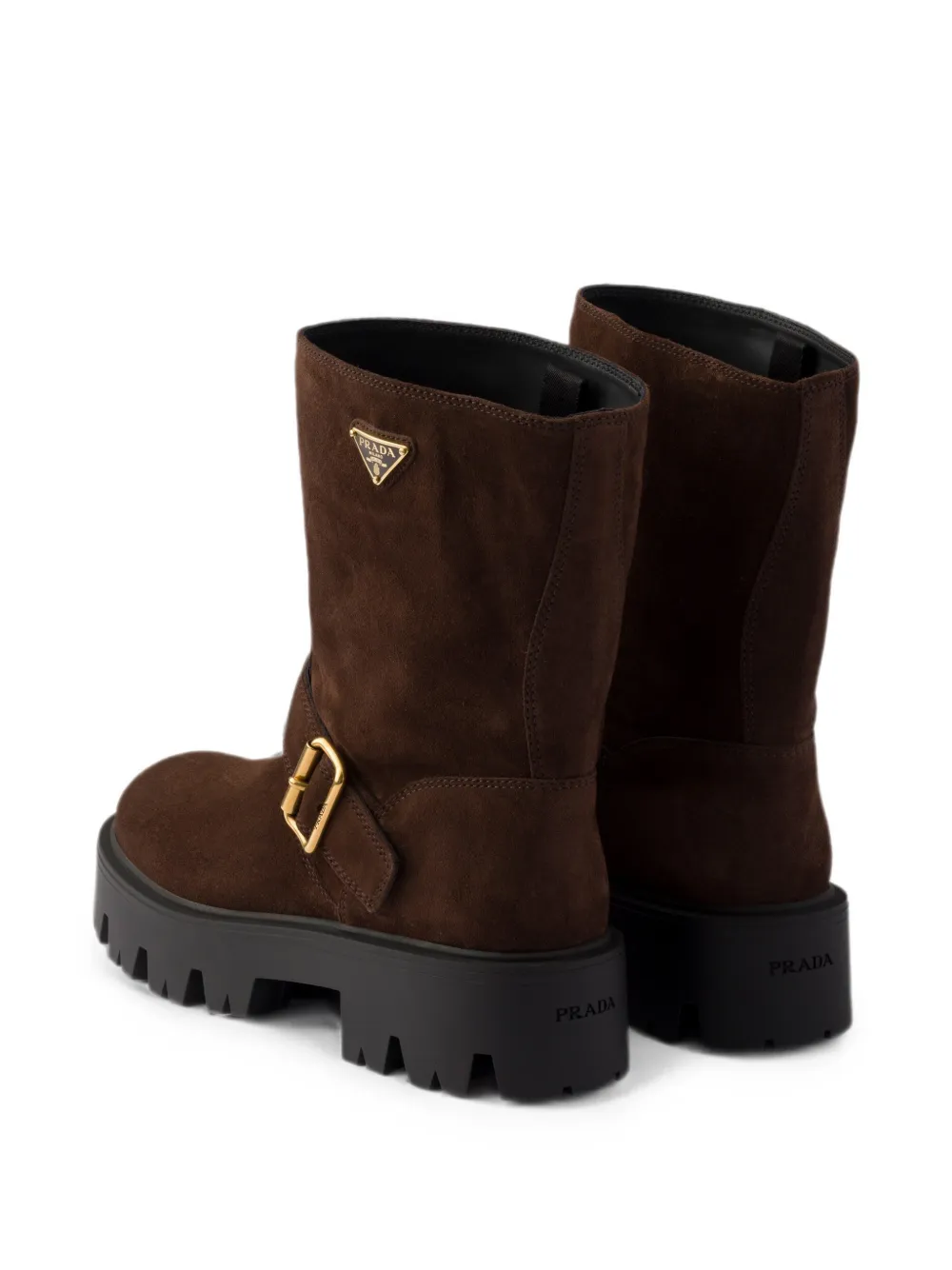Prada suede boots Bruin