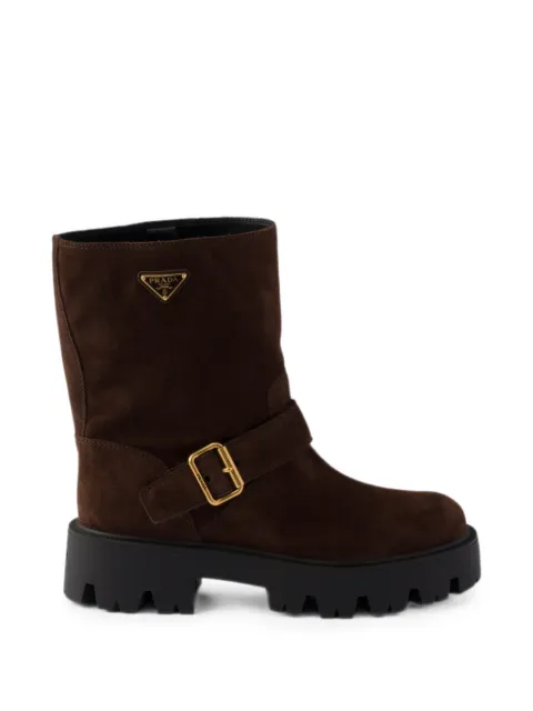 Prada suede boots