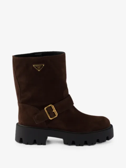 Prada suede boots