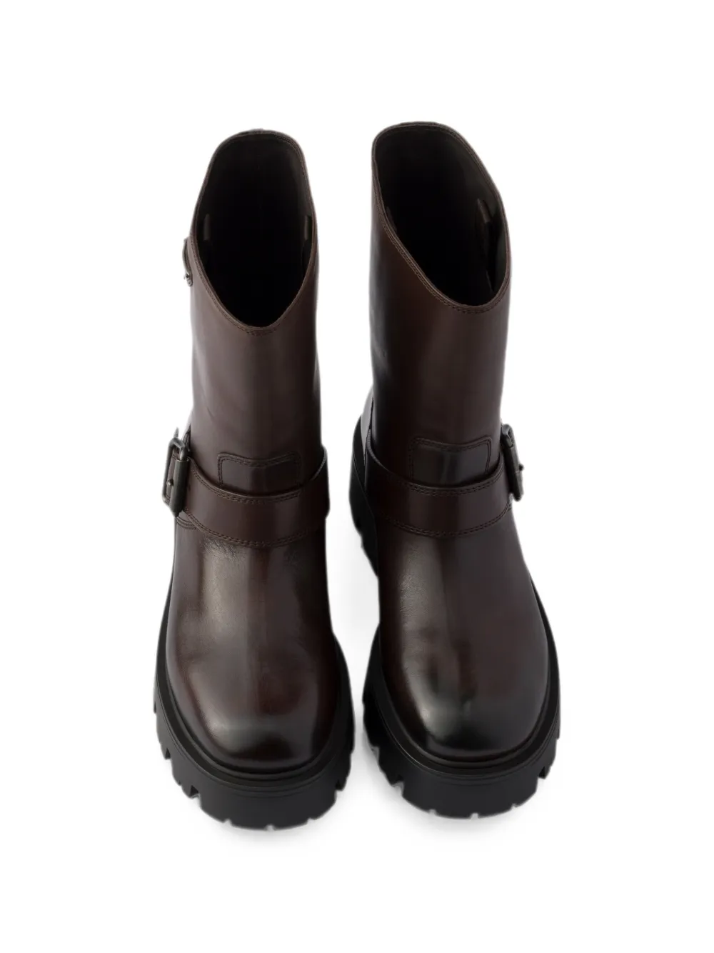 Prada Leather booties Bruin