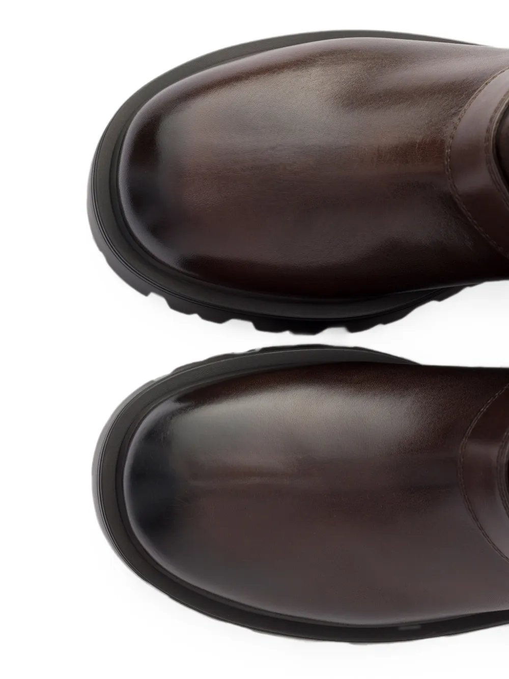 Prada Leather booties Bruin