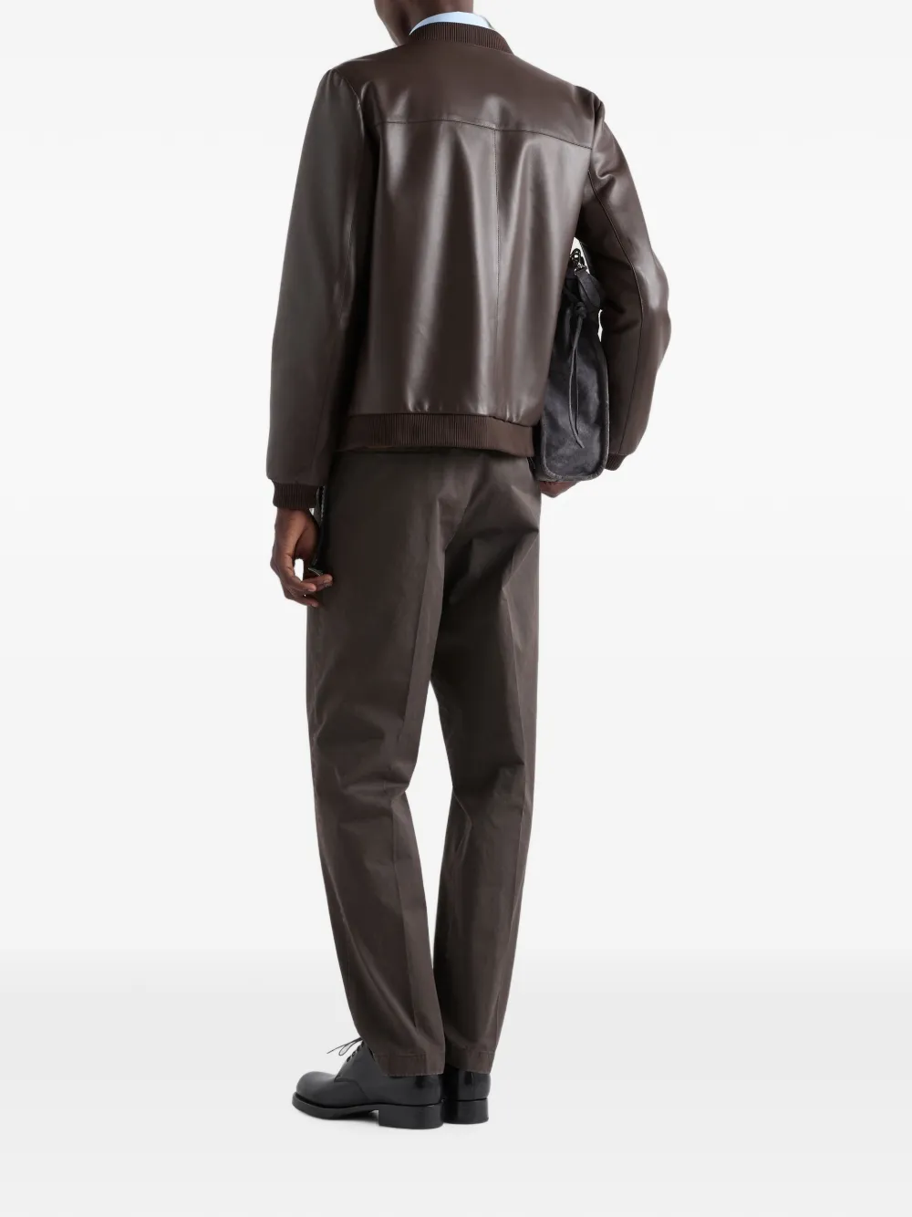 Prada Omkeerbaar bomberjack Bruin