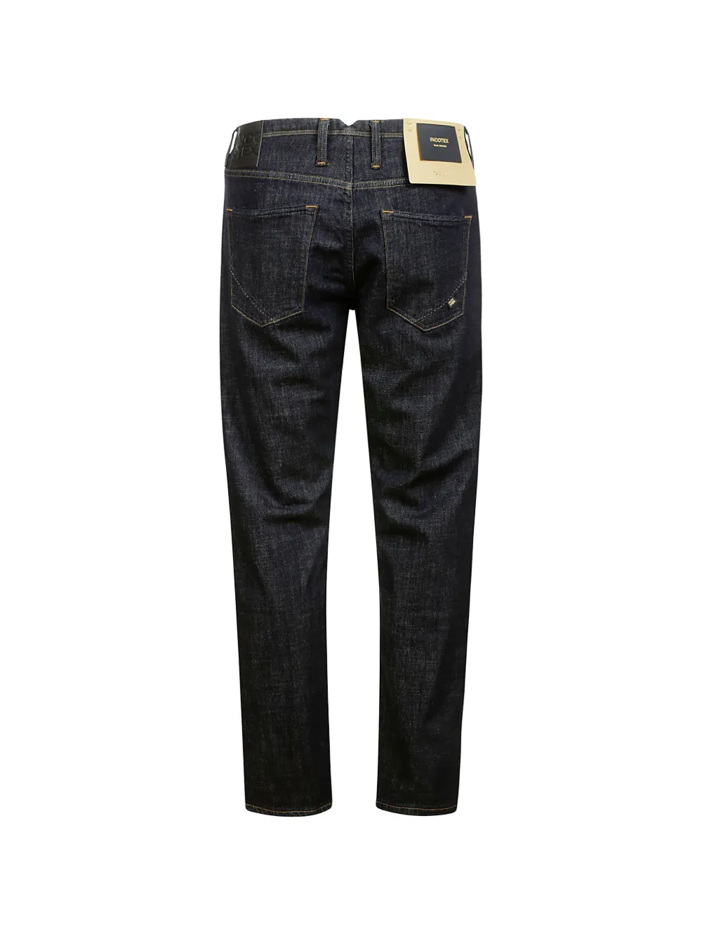 Incotex Jeans met logopatch Blauw