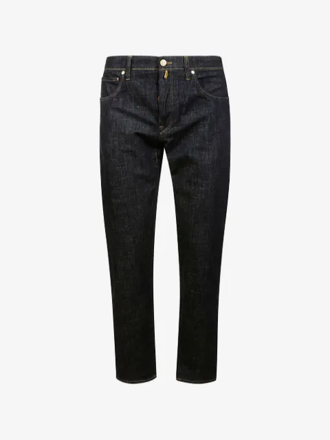 Incotex logo-patch jeans