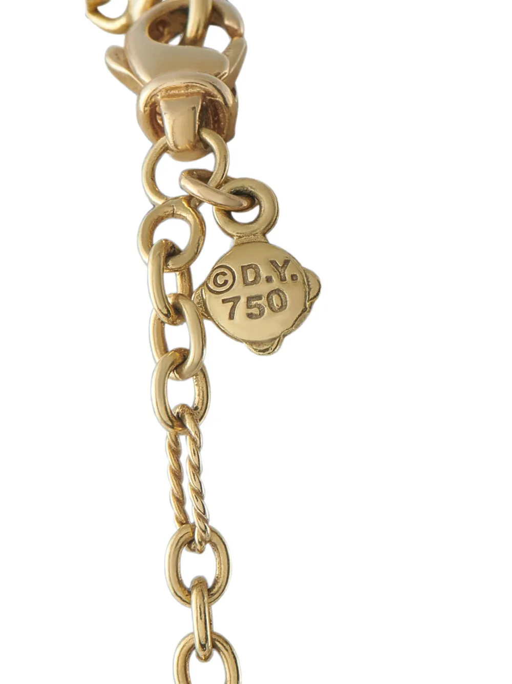 David Yurman Pre-owned Multi-gemstone Charm Necklace in Gold, view 3