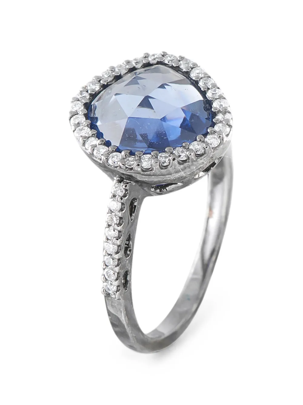 LB Exclusive sapphire and diamond ring - Silber