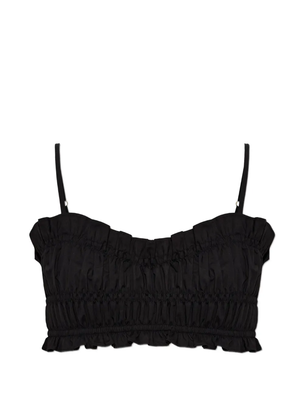 Michael Michael Kors ruched crop top - Nero
