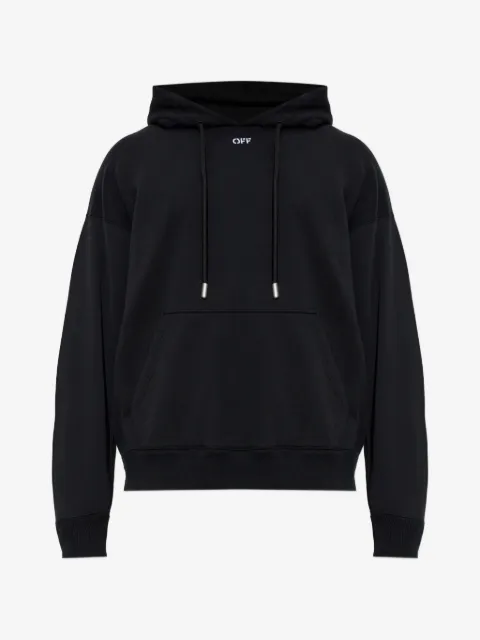Off-White graphic-print drawstring hoodie