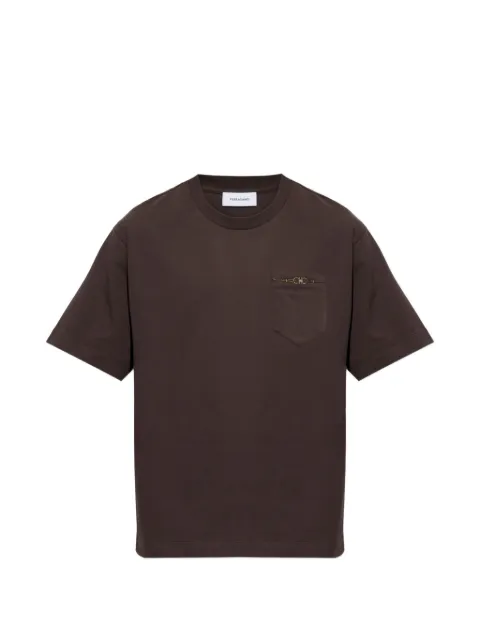 Ferragamo Gancini-detail pocket T-shirt