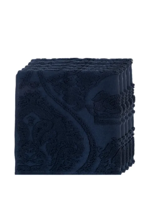 ETRO HOME Paisley-jacquard towels set (set of five set)