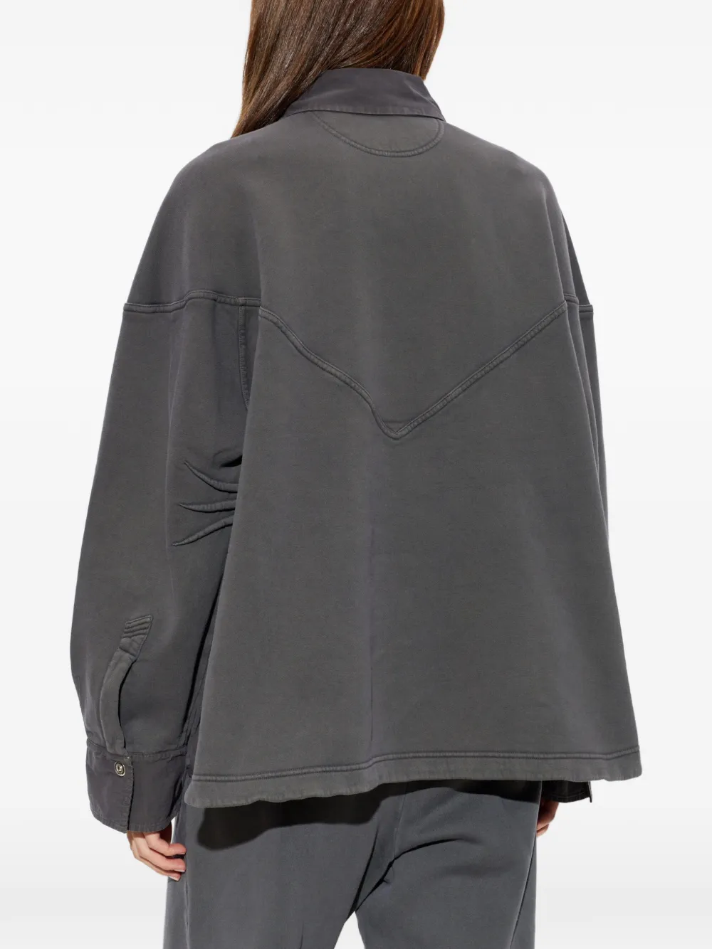 The Attico Grey Sweatshirt, view 4