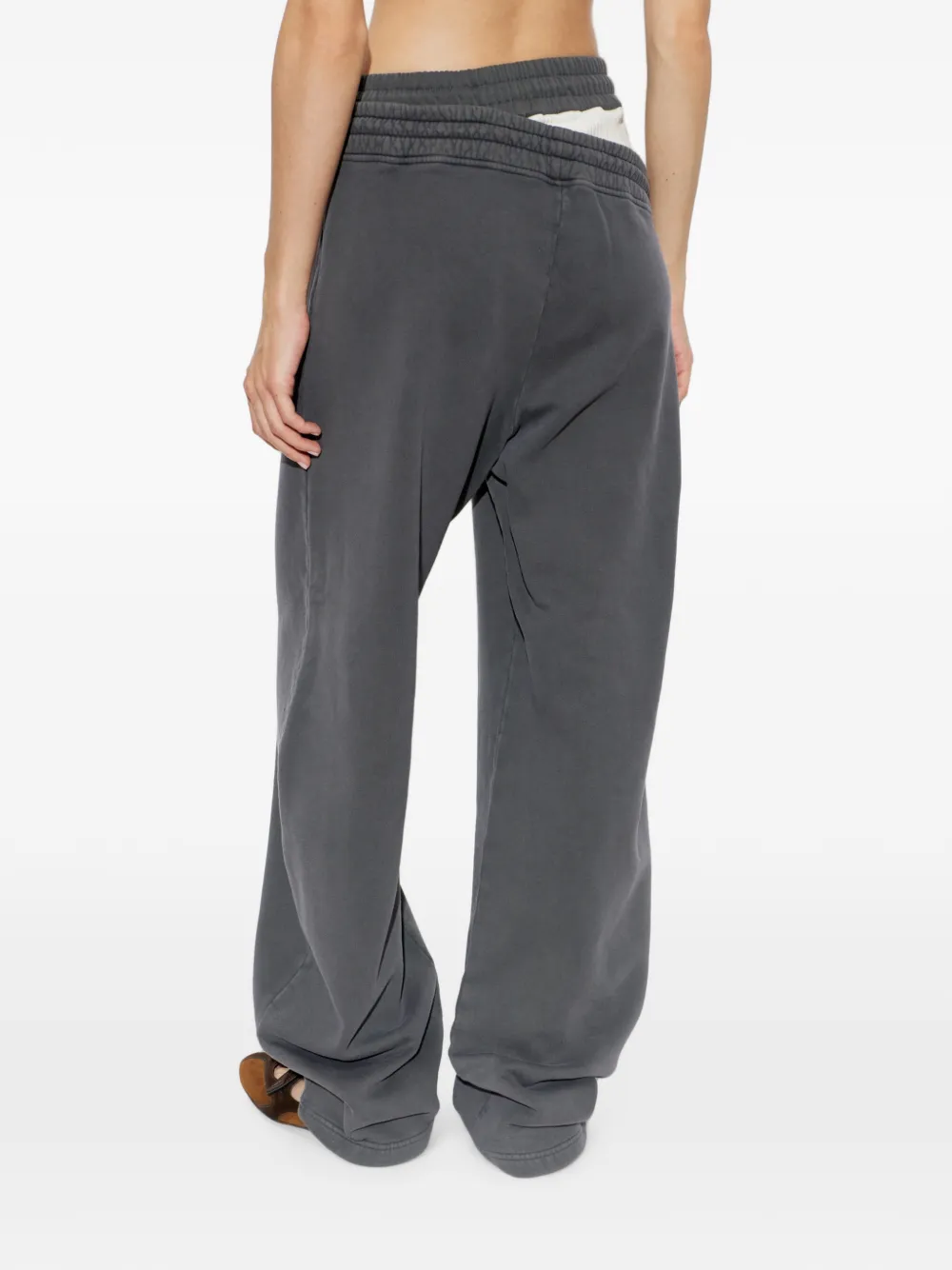 The Attico Trainingsbroek met split Grijs