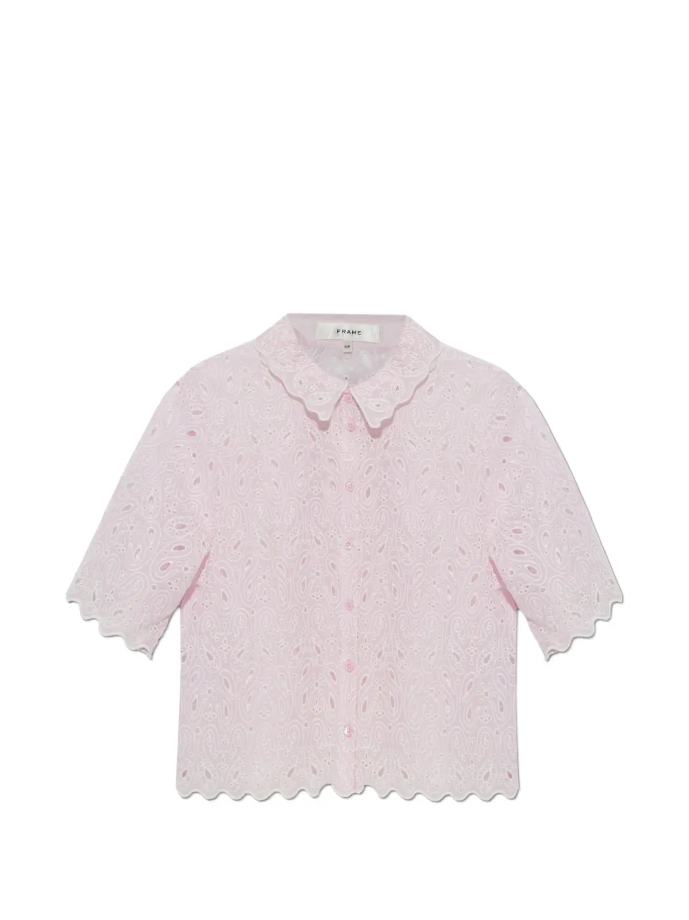FRAME paisley eyelet shirt - Rosa