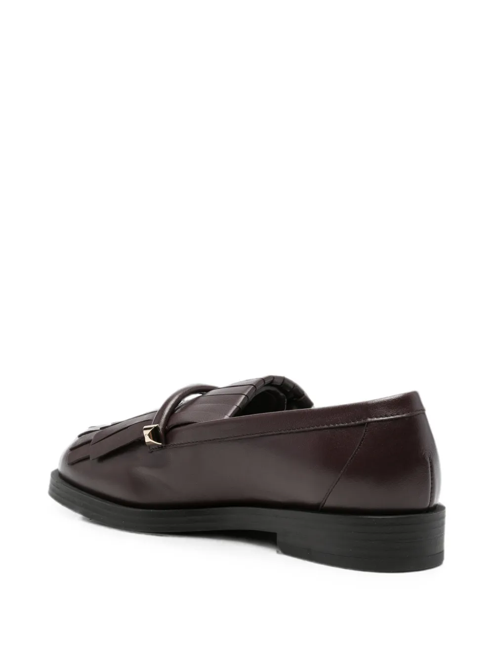 Jimmy Choo fringe-detail leather loafers Bruin