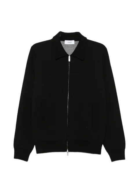 Lardini zip-up knitted jacket