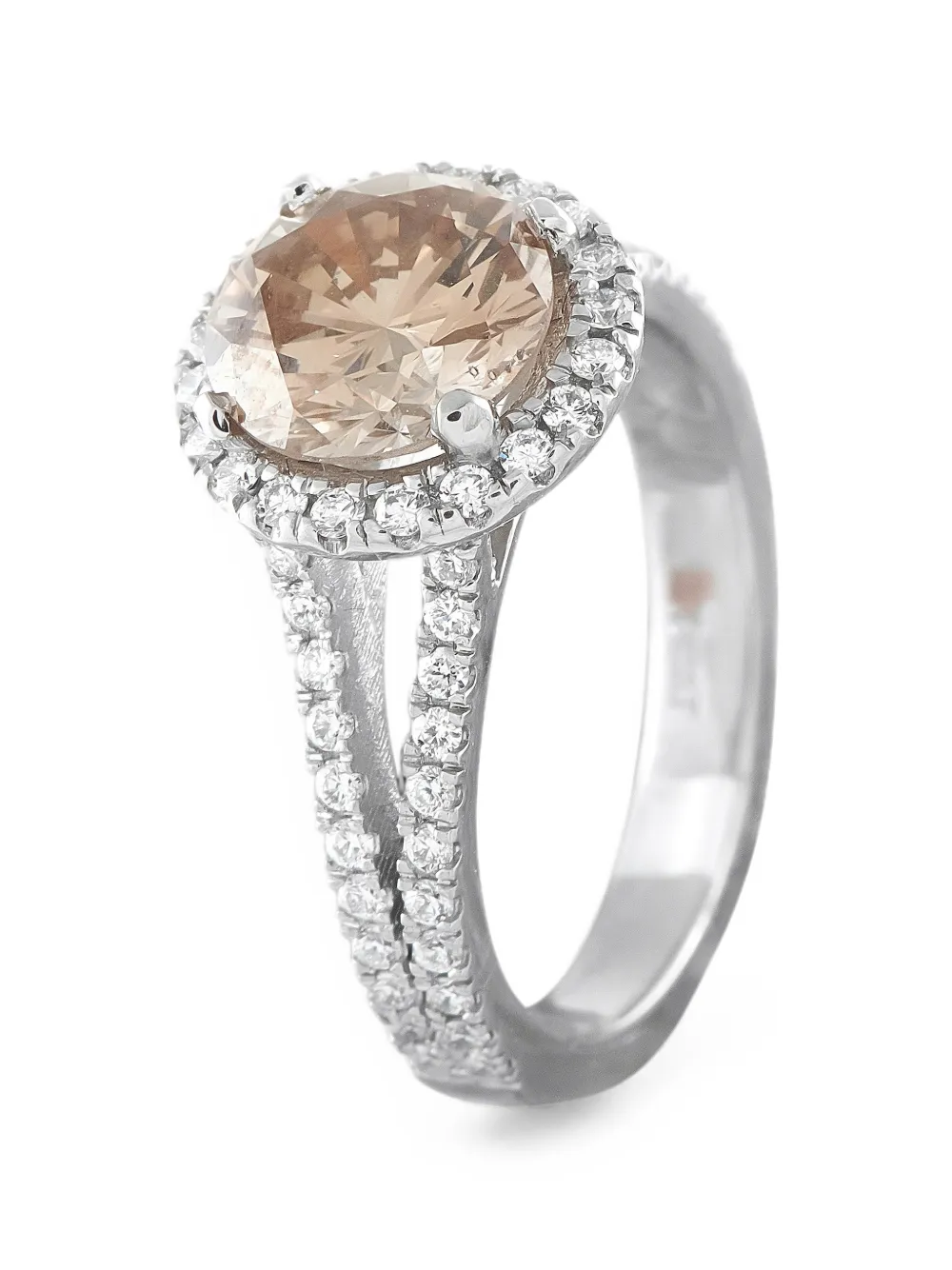 LB Exclusive diamond halo ring - Argento