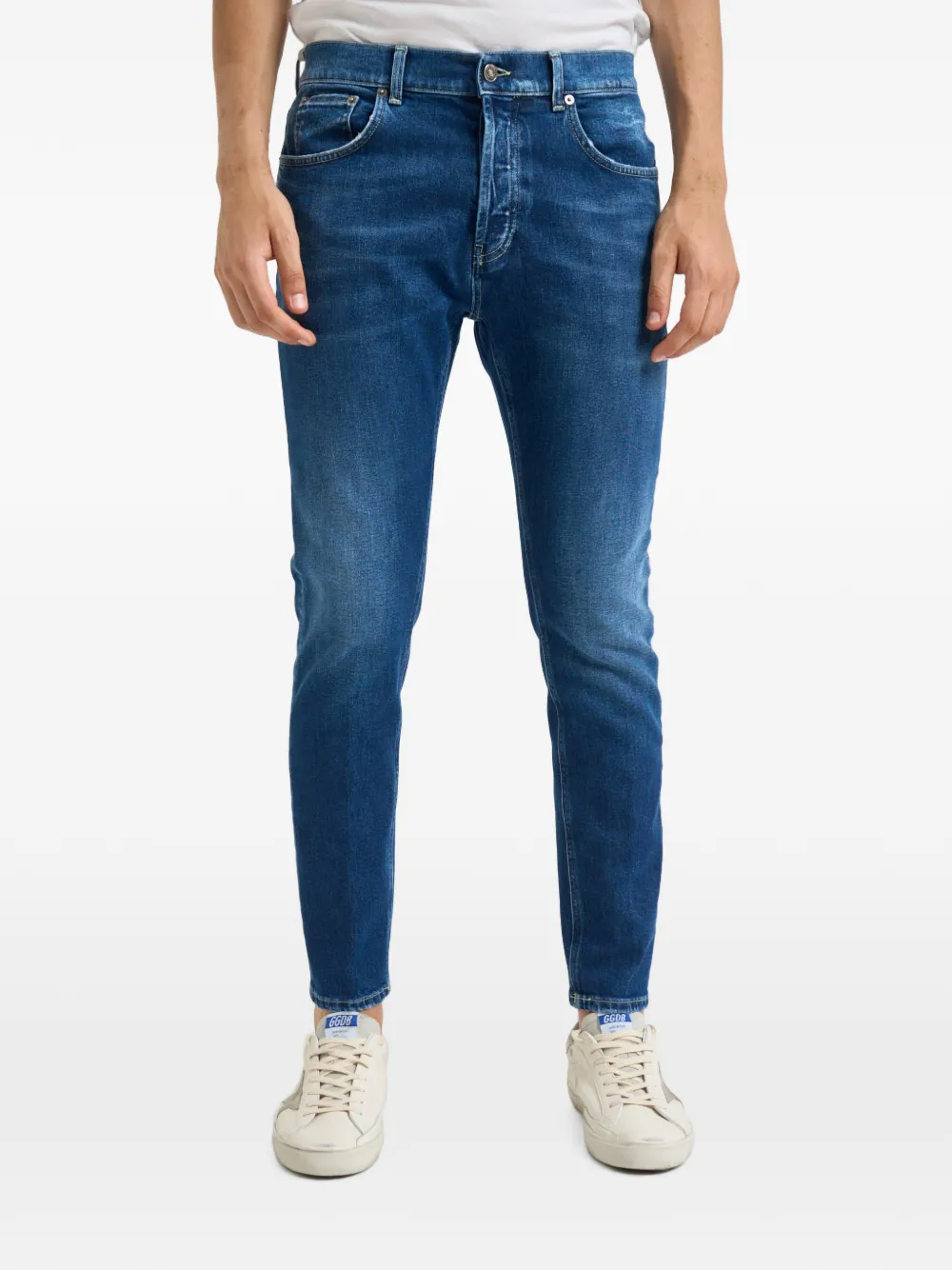 DONDUP Dian faded whiskered jeans - Blau