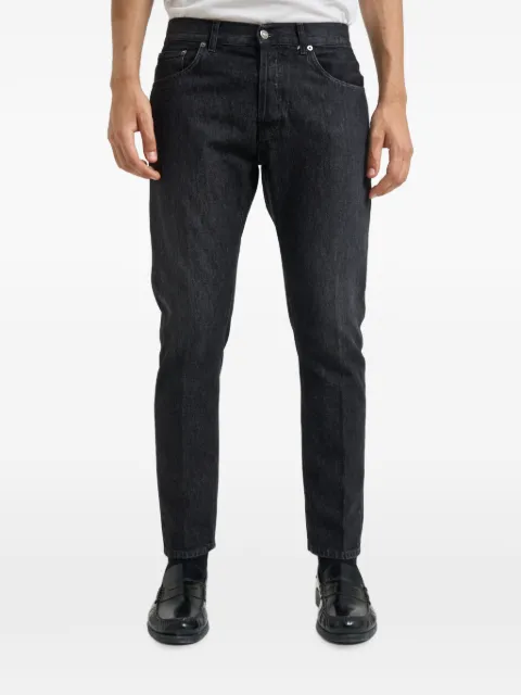 DONDUP logo-plaque straight-leg jeans
