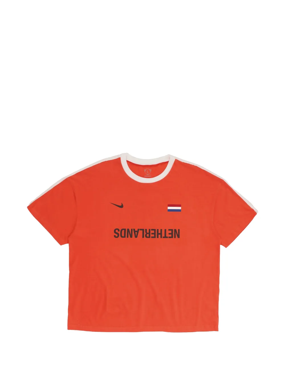 Travis Scott Cj X Nike Netherlands Total 90 T-shirt In Orange