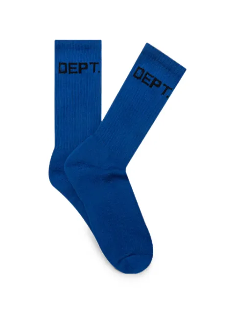 GALLERY DEPT. logo-print ribbed socks