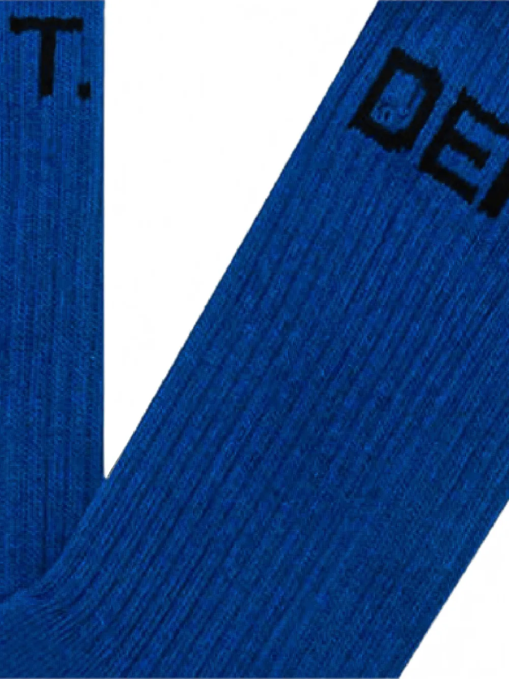 GALLERY DEPT. logo-print ribbed socks Blauw