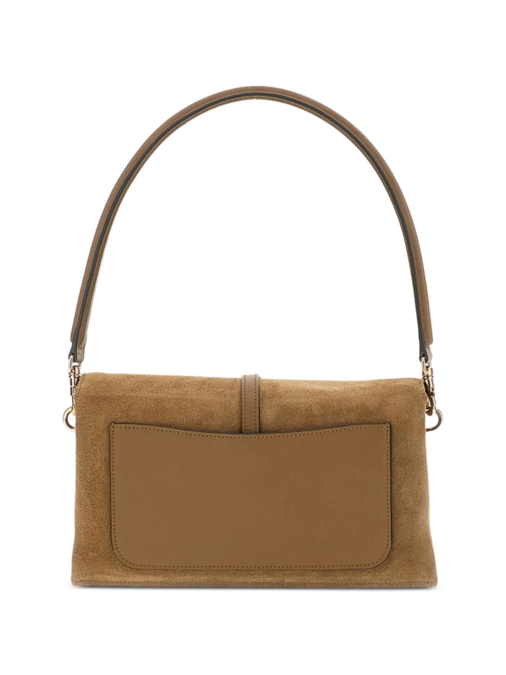Tod's T Timeless suède schoudertas Bruin