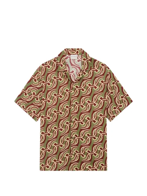Drôle De Monsieur camisa con estampado geométrico