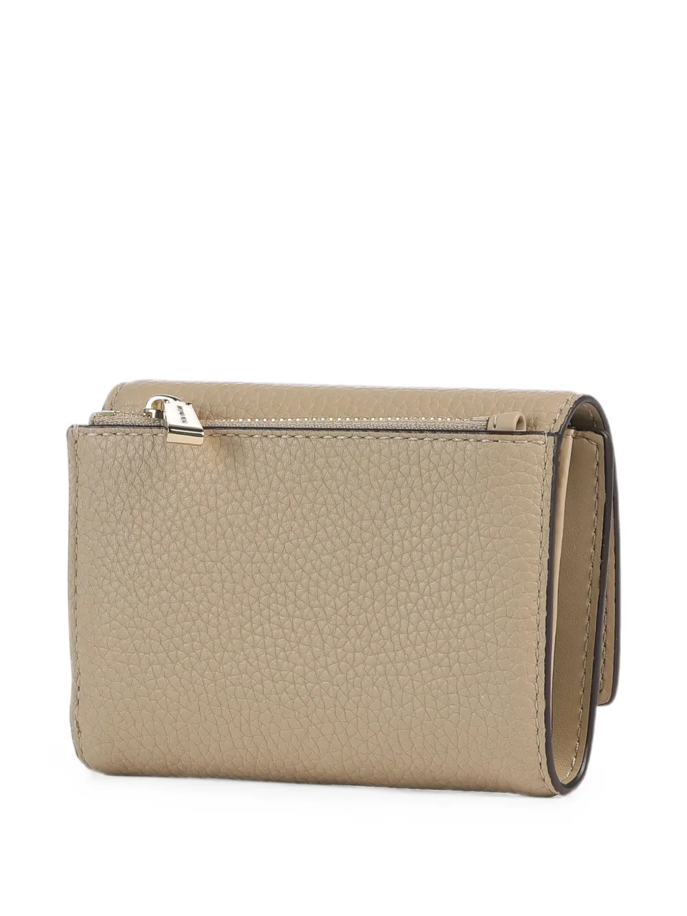 Michael Kors Bryant medium pebbled leather wallet Beige