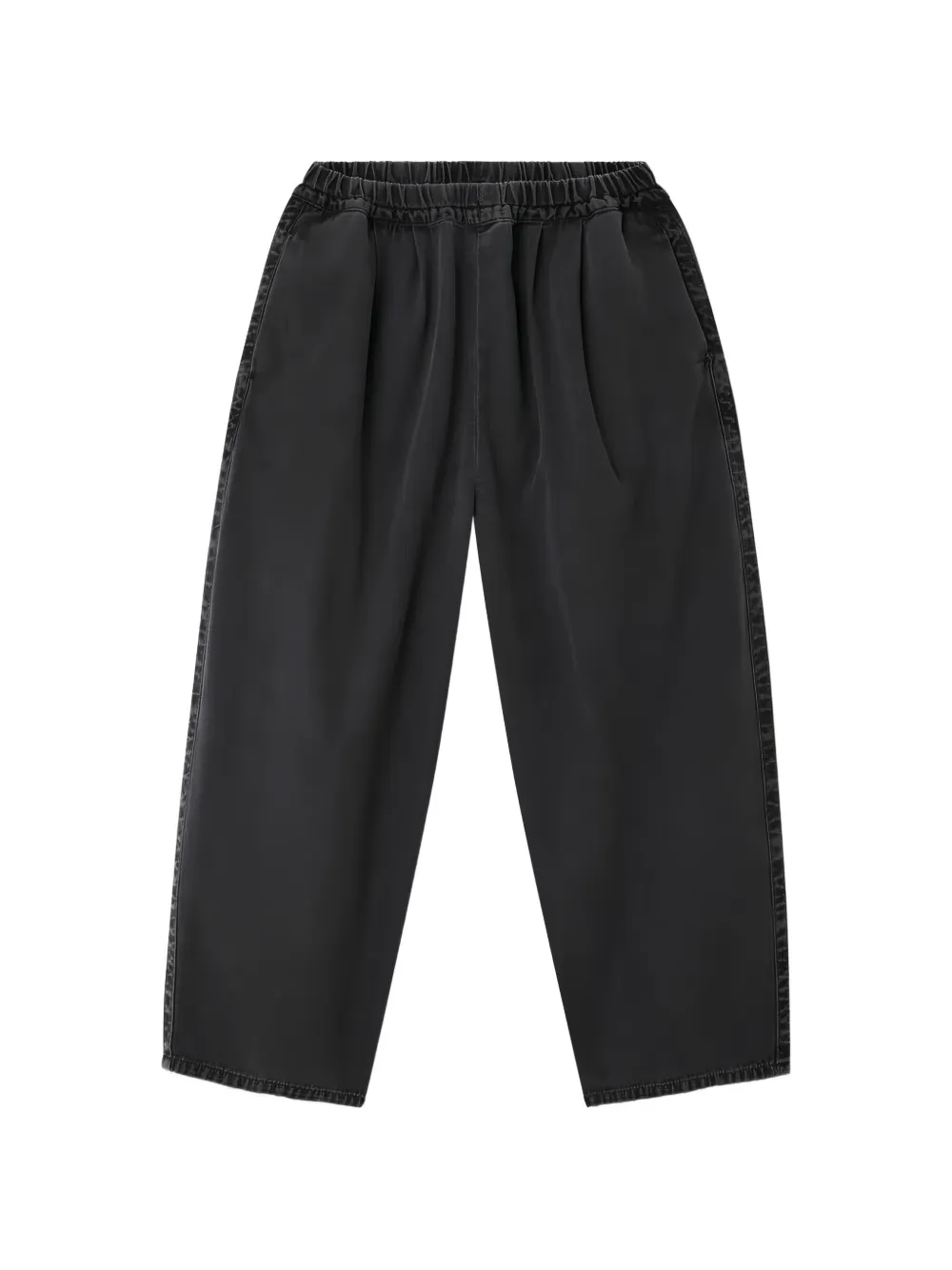 American Vintage Plissierte Jazy Hose mit Stretchbund - Schwarz