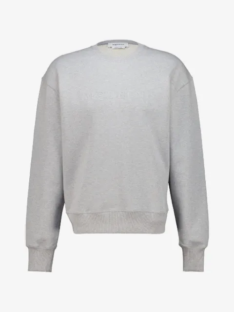 Alexander McQueen Sweatshirt mit Logo-Prägung