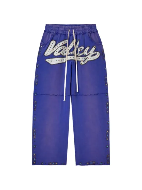 Vale Skittle crystal-embellished track pants
