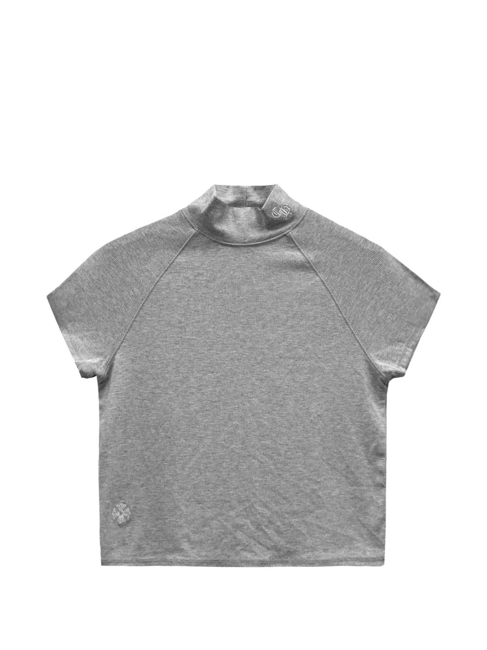 Chrome Hearts mock-neck T-shirt