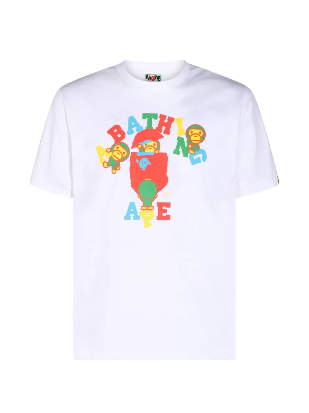 BAPE BLACK by *A BATHING APE® graphic-print T-shirt - Bianco