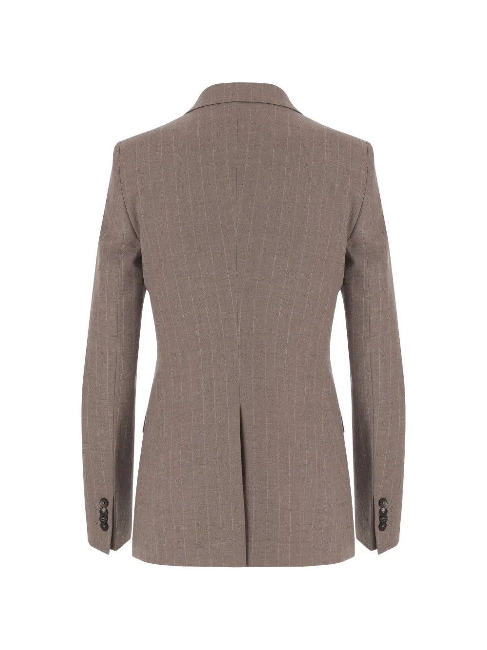 Tagliatore Blazer met krijtstreep en dubbele rij knopen Bruin