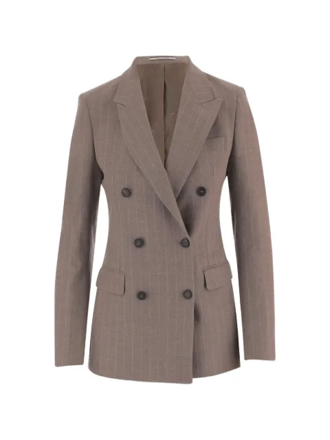 Tagliatore blazer con rayas diplomáticas estampadas y doble botonadura
