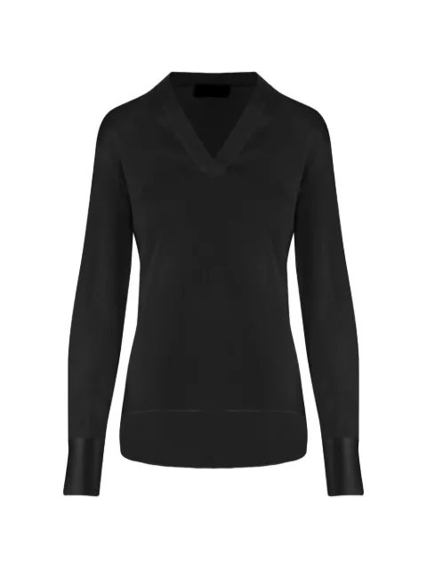 F.It V-neck long-sleeve top 