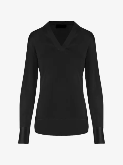 F.It V-neck long-sleeve top 