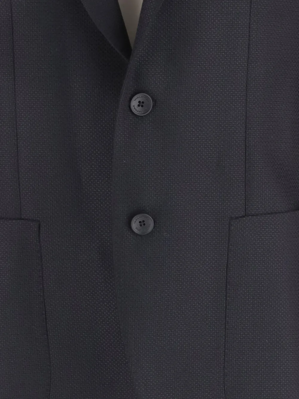 Tagliatore single-breasted wool blazer Blauw
