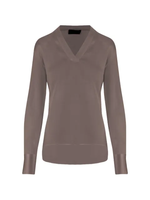 F.It V-neck long-sleeve top 
