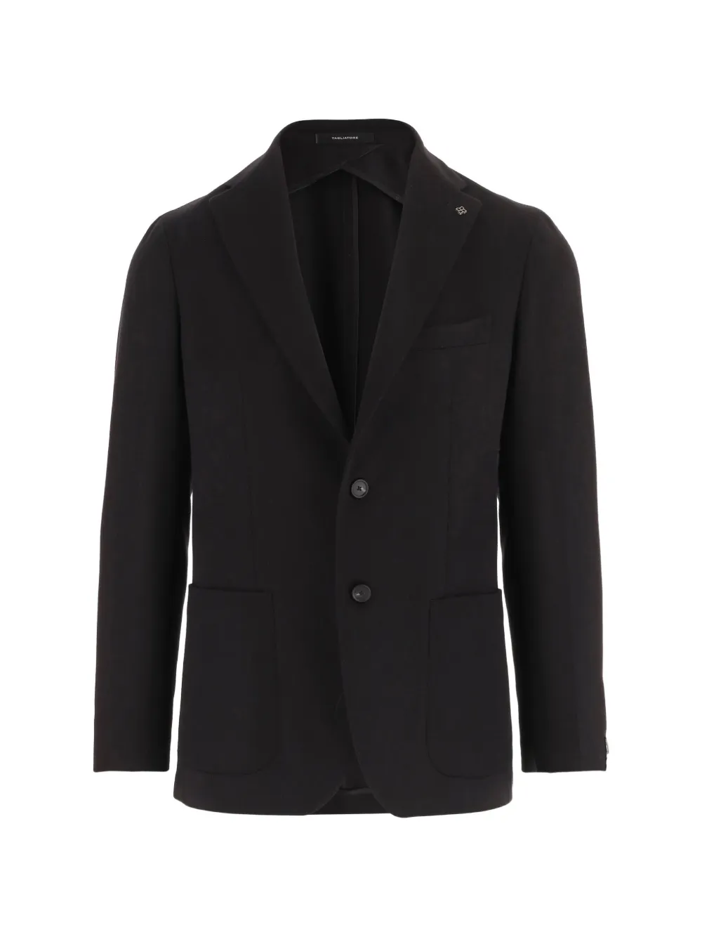 Tagliatore single-breasted notch-lapels blazer - Black
