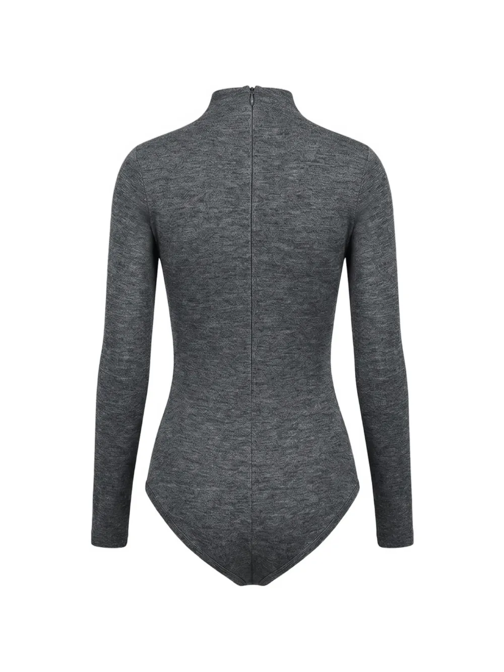 Jil Sander high-neck long-sleeve bodysuit Grijs