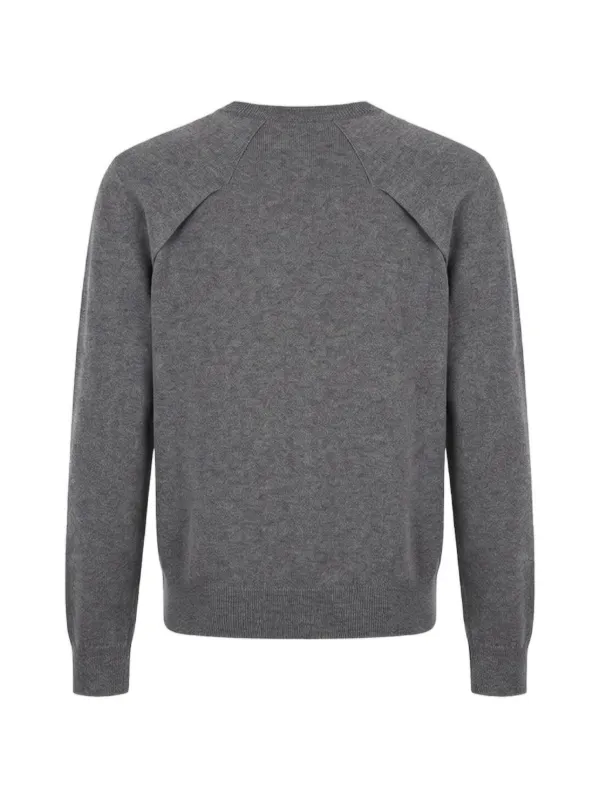 JIL SANDER グレー Vネック セーター Jil Sander V-neck Cashmere Sweater | グレー | FARFETCH JP