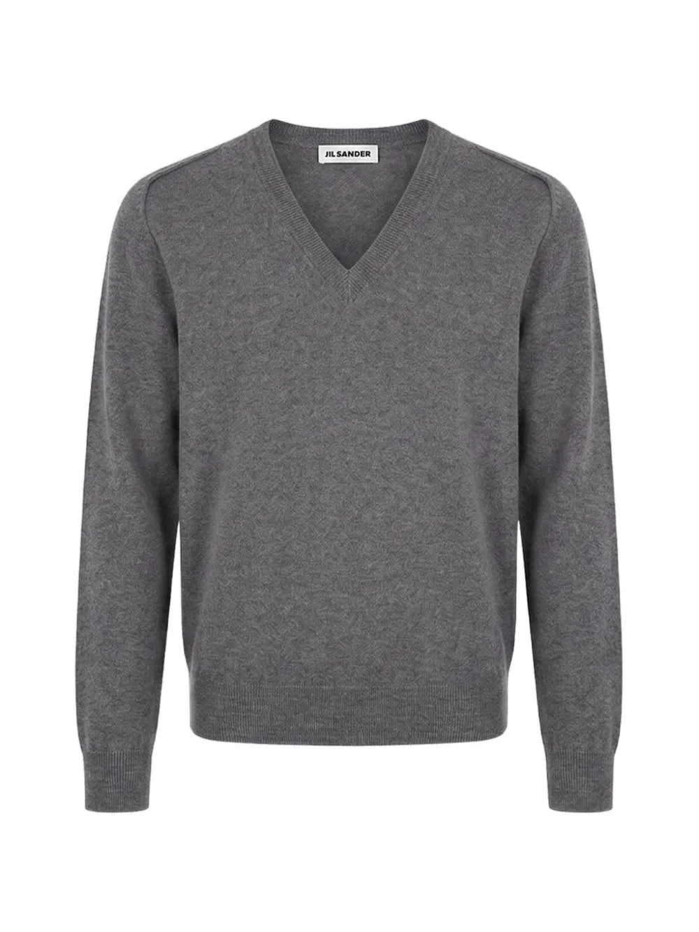 JIL SANDER グレー Vネック セーター Jil Sander V-neck Cashmere Sweater | グレー | FARFETCH JP