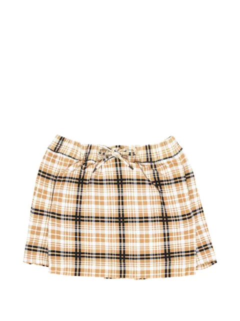Vivienne Westwood check-pattern pleated skirt
