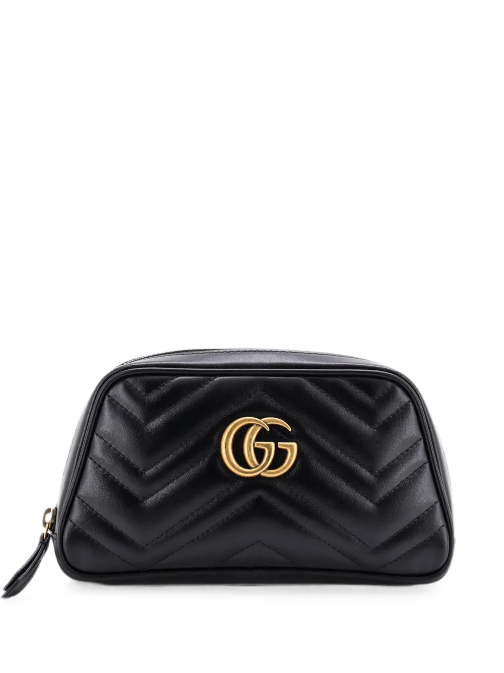 Gucci Pre-Owned GG Marmont Matelasse-Clutch - Schwarz