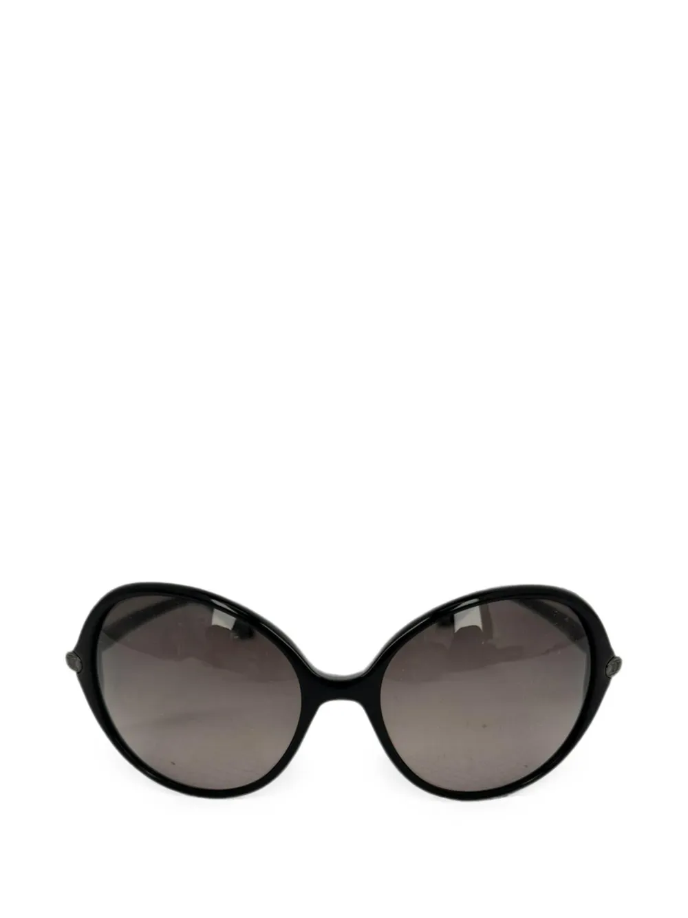 Pre-owned Celine 2010s Round-frame Sunglasses In Black