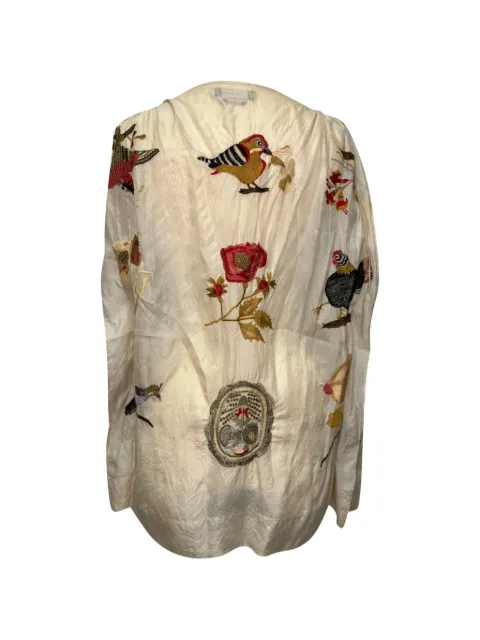 Isabel Marant Vintage blusa bordada con cuello barco
