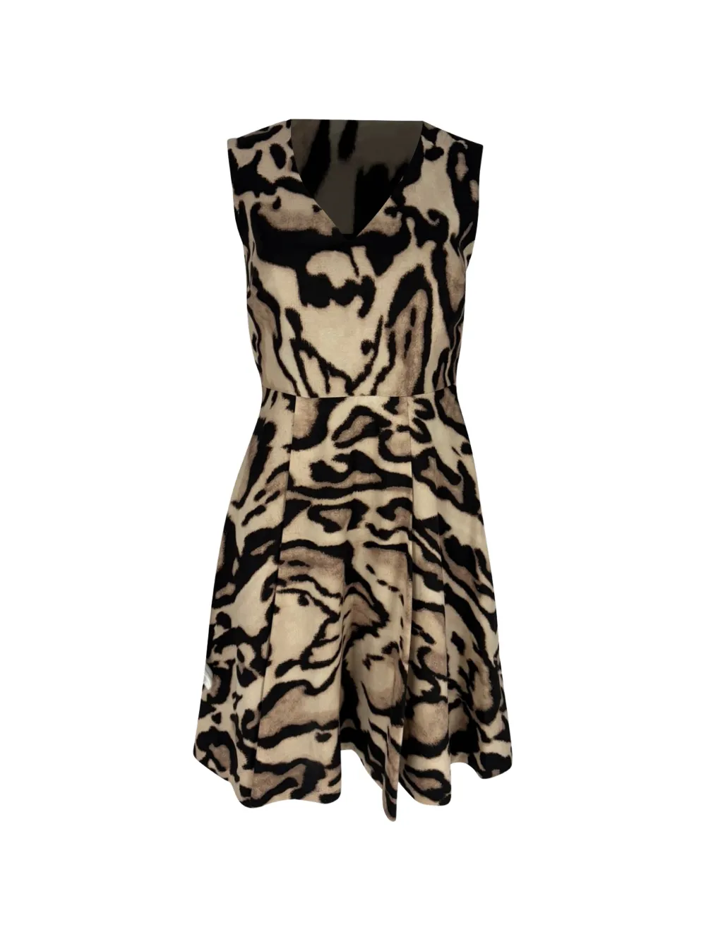 Diane Von Furstenberg Vintage robe Renna à imprimé animalier (années 2010) - Tons neutres